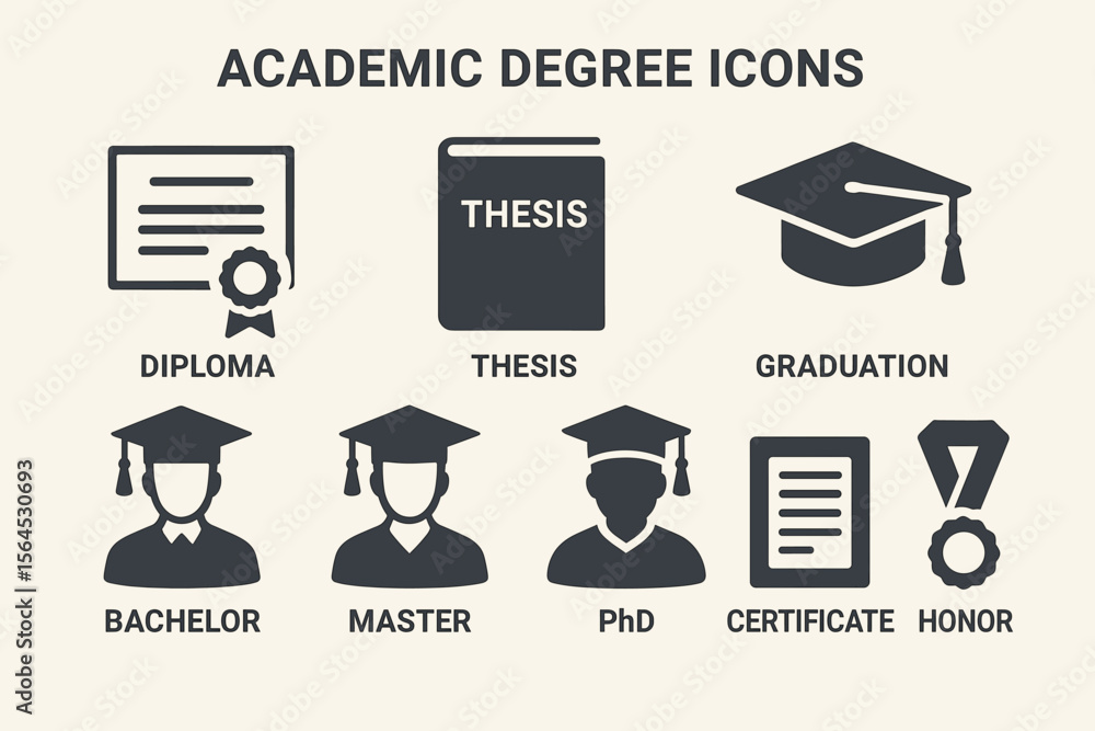 academic-degree-icons-diploma-thesis-graduation-bachelor-master