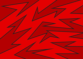 Wall Mural - abstract background with various sharp, zigzag and arrow pattern