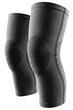 © Antoinepham - Pair of grey fabric compression knee sleeves for support isolated on a transparent background