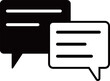 © ベルベットR - チャットのアイコン　モノトーン