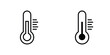 © Raj - Thermometer icon Simple vector illustration for graphic and web design.