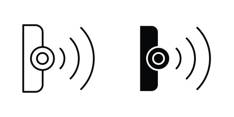 Infrared icon design collection. Vector sign and symbol for UI designs