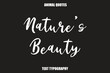 © Vector Hub - Nature’s Beauty Text typography Animal Quotes