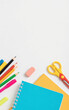 © oeisdesign - accessories for elementary school supplies with white background