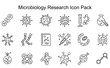 © DesignBy - Microbiology Research Icon Set
