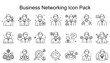 © DesignBy - Business Networking Icons