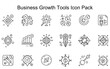 © DesignBy - Business Growth Tools Icon Pack