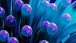 © ADDICTIVE STOCK - Vibrant geometric forms in organic 3D abstract background art