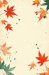 © Al fikk - Autumn leaves frame on beige background (1)