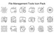 © DesignBy - File Management Tools Icon Pack