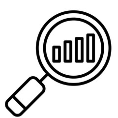 Wall Mural - Search Analytics Icon