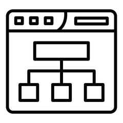 Wall Mural - Sitemap Icon