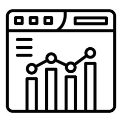 Wall Mural - Website Traffic Icon