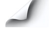 © abdur - Realistic curls of the corners of a paper page on a transparent background with shadow, curled corners of a sheet of paper. The white edges of the vector stickers are curved. Corners of paper scroll