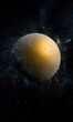 © Luminary Studio - Golden planet glows in deep space