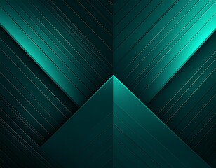 Wall Mural - black dark blue green teal cyan petrol jade abstract background geometric shape line stripe diagonal