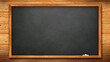 © UQink - blank blackboard with chalk board