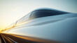© Bangmunce - Futuristic High-Speed Train Captured at Sunset with Modern Design