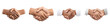 © JAFFY - Handshake between diverse people showing unity and agreement in peaceful and cooperative gesture