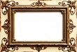 © wachiraporn - Vintage photo frame with ornate edges, perfect for nostalgic postcards or album photos,  illustration,  antique