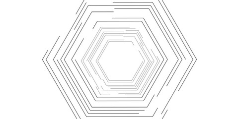 Wall Mural - abstract white background with black hexagon shape stock line texture seamless pattern. modern and c