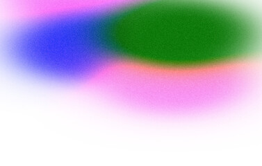 Wall Mural - grainy noisy gradients shape cutout on transparent background, abstract multicolor wave shaped vibra