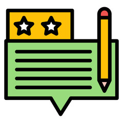 Wall Mural - Feedback icon vector image. Can be used for Business Onboarding.