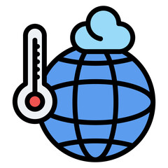 Wall Mural - climate action icon vector image. can be used for social justice.