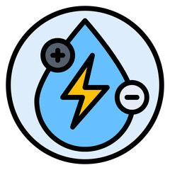 Wall Mural - Electrolytes icon vector image. Can be used for Medical Tests.