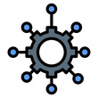 © SAMDesigning - Control Framework icon vector image. Can be used for Business Audit.
