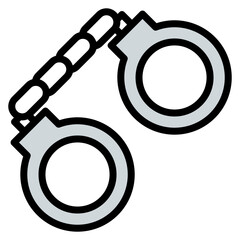 Wall Mural - criminal lifestyle icon vector image. can be used for lifestyles.