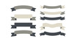 © ZentroStock - Vector banners ribbons collection graphic design elements for decoration and art