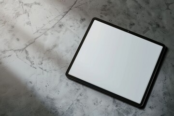 Detailed Visual  of Modern Tablet Screen Design Isolated Mockup