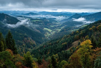 Wall Mural - view of the mountains