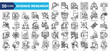 © adi_sena - Science Research icon collection set.Observation,Audit,Diagnosis,Methodology,Hypothesis,Contributing,Testing.Simple line vector.