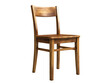 © Meddox - 3D Of Simple Wooden Chair on Transparent Background