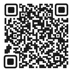 A qr code isolated on white background