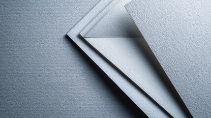 Wall Mural - Striking contrast, white envelope meets black and white patterned envelope in visual dialogue