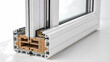 © khan - Explore durable pvc window frame cross section for modern home construction and energy efficiency solutions