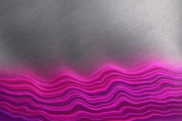 Wall Mural - riga, latvia 05-09-2024 a study in magenta waves on a metallic canvas