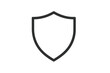 © Vlad - PNG Simple black shield icon on transparent background