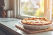 © Asiah - Cozy Baked Pie Cooling on a Window Sill