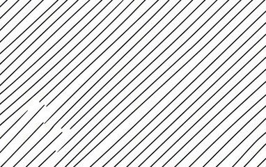 Wall Mural - Black and White Diagonal Line Pattern Texture Background
