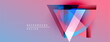 © antishock - Abstract geometric design. Layered shapes create dynamic visual effect. Gradient colors blend smoothly, forming modern background.