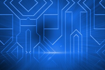 Wall Mural - abstract technology background
