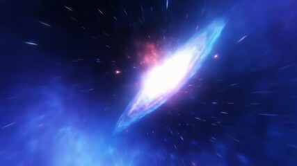 Wall Mural - Planet in space galaxy