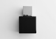 © tyt.production - Elegant Black Perfume Bottle Mockup Minimalist Design for Branding