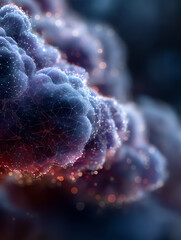Wall Mural - nebula cloud: a vibrant and mesmerizing nebula cloud swirls with a multitude of colors, exhibiting a
