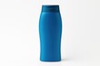 © Cyber Shutter - Bottle of blue shampoo displayed on a plain white surface
