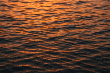 Wall Mural - the surface of turbulent, undulating water